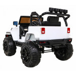 Elektrické autíčko Jeep All Terrain - nelakované - biele